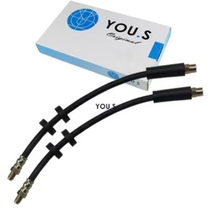 2 X You.S Original Brake Hoses Front Axle both Sides for Volvo C70 I Cabriolet - Picture 1 of 3