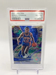 2021-22 Spectra Celestial- Dennis Rodman /99 Pistons Pop 2 PSA 8 2 Higher - Picture 1 of 2
