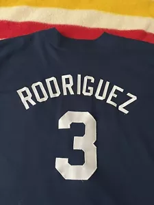 Vintage 90s Starter Seattle Mariners Alex Rodriguez Arod #3 Jersey Size 3X XXXL - Picture 1 of 8