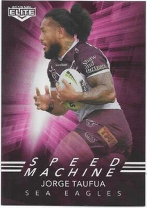2019 TLA Elite Nrl Speed Machine (SM 12) Jorge TAUFUA Sea Eagles - Picture 1 of 1