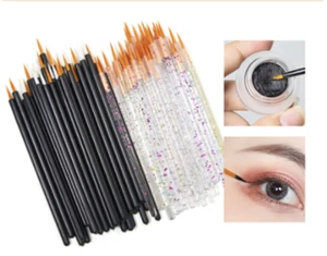 50 x Eyeliner Wands Brushes Painting Applicator Drawing Brush Makeup Glitter - Picture 1 of 9