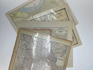 SAMMLUNG ANTIKER VINTAGE KARTEN: Missouri (4) - Bild 1 von 5