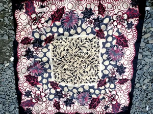 CHRISTIAN LACROIX SILK SCARF ORIGINAL - Picture 1 of 4