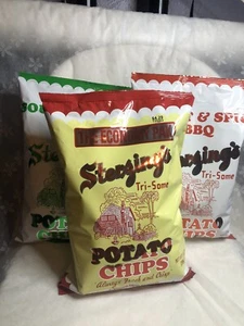 Sterzing’s Potato Chips 9 OZ Sweet and Tangy Original Sour Cream & Onion - Picture 1 of 1