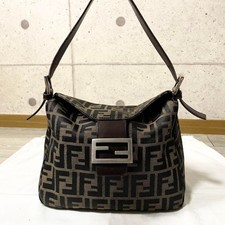 Fendi Brown Zucca Leather Soft Trunk Handle Bag QBB51R3JIB000