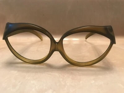 CHRISTIAN DIOR VINTAGE UNIQUE FRAME 80' OLIVE GREEN,MADE IN GERMANY - Image 1 of 4