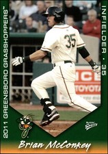 2011 MultiAd #22 Brian McConkey    Greensboro Grasshoppers