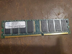 Nanya NT256D64S88C0G-5T 256Mb Memory DDR PC3200 400MHZ CL3 #H580 - Picture 1 of 1