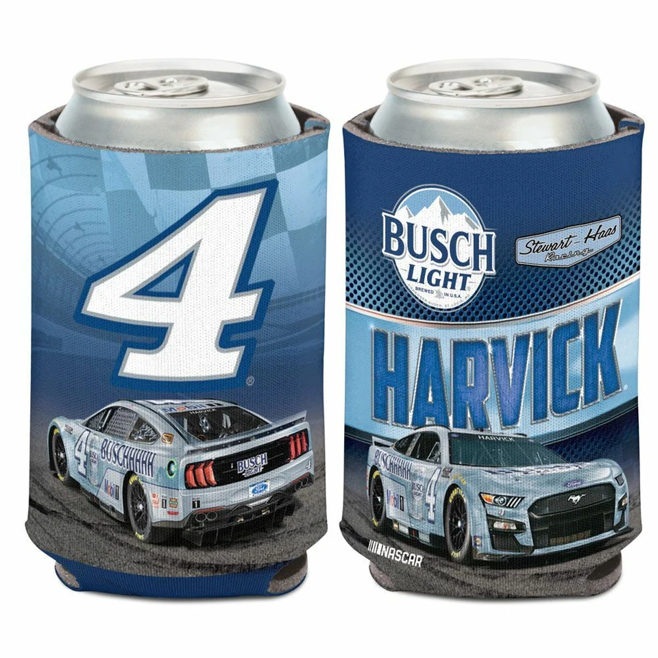 Kevin Harvick 2022 Wincraft #4 Busch Light 12oz Can Coolie FREE SHIP! - Image 1 of 1