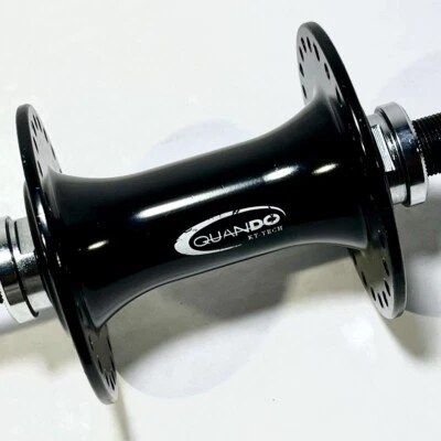 QUANDO KT-Tech Mid School BMX 48 agujeros 14 mm buje delantero freestyle bicicleta negro Foto 1 de 4