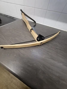 Vintage Wooden Bow Toy No Arrow Classic Toy Retro Rare Memorabilia Collectable - Picture 1 of 20
