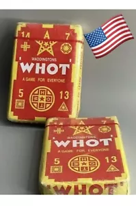 2 PACKS WADDINGTONS WHOT CARD GAME. game card waddington. FREE SHIPPING - Picture 1 of 2