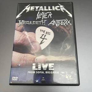 Metallica Slayer Megadeth Anthrax Big 4 Live Sofia Bulgaria 2-DVD set W Manual! - Imagen 1 de 4