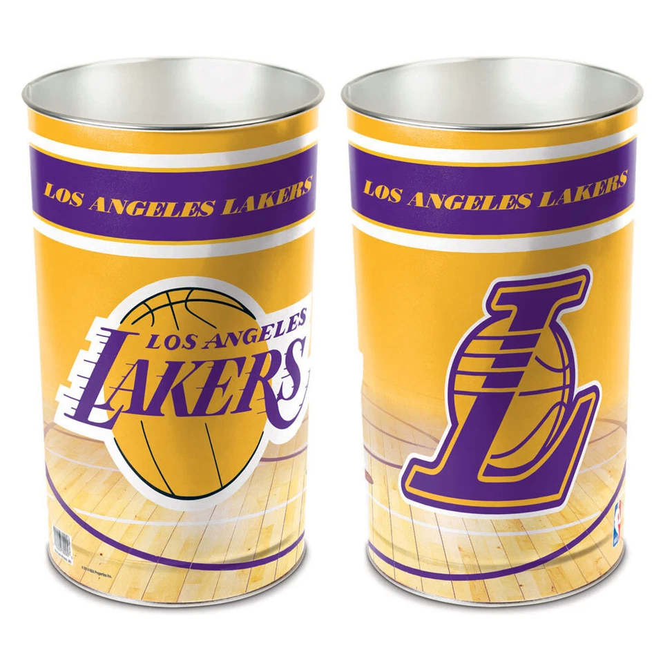 Canasta de basura de 15 pulgadas de Los Angeles Lakers Foto 1 de 1