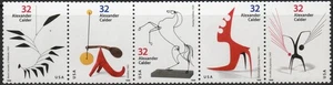 US Scott #3202a, "Alexander Caulders" Strip of 5, MNH - Picture 1 of 1