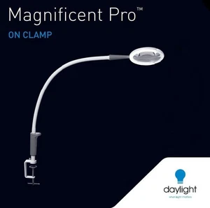 LED Magnifying Table Lamp 1.75x Clamp Mount Light 6000K Tasks Crafts Beauty  - Picture 1 of 6