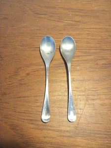OLD HALL ALVESTON TEA SPOONS X2 ,13.5CMS LONG - Picture 1 of 10