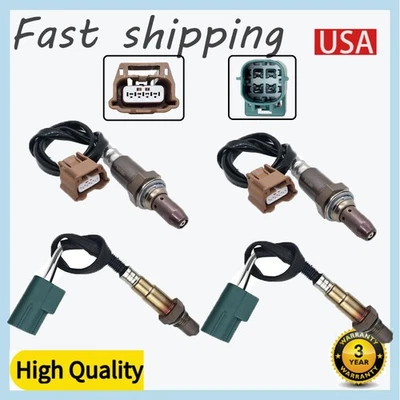 Juego de 4 sensores de oxígeno O2 aguas arriba+aguas abajo para Nissan Armada 5,6 L V8 2014 2015 EE. UU. Foto 1 de 4