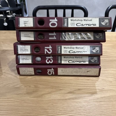 Porsche 911 Carrera 1987-1989 manual de reparación de servicio Targa Cabriolet cupé 1988 Foto 1 de 4