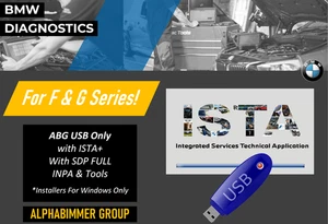 Diagnostic Software, for bmw, ISTA, INPA, WINKFP, NCS, F, G Series, USB only - Picture 1 of 20