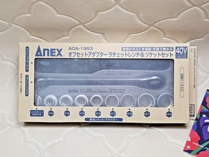 ANEX AOA-19S3  19mm socket offset adapter socket Ratchet wrench Set Japan - Picture 1 of 21