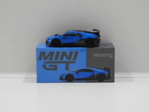 1:64 Bugatti Chiron Pur Sport (Blue) (Opened, Unsealed) True Scale Miniatures MG - Picture 1 of 1