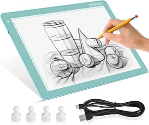 Portable A4 Tracing LED Copy Board Light pad Light Board Protect Frame NEW - Picture 1 of 12
