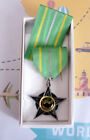 UNIQUE - Grande Médaille Ordre du Mérite national chevalier Mauritanie +ruban bt