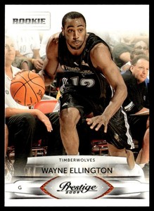 2009-10 Panini Prestige Wayne Ellington Rookie Minnesota Timberwolves #228