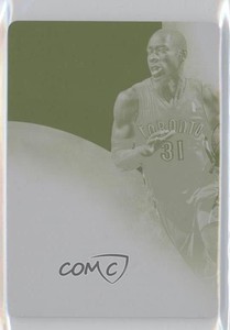 2013-14 Panini Immaculate Team Logos Printing Plate Yellow 1/1 Terrence Ross 0c3