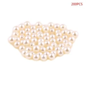 Handmade Beaded Bracelet Earrings Necklace Loose Arts Pearls 200 Pieces - Picture 1 of 6