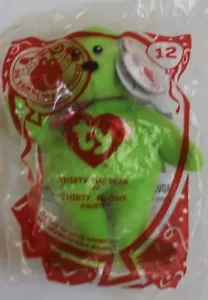 2009 TY McDonald's Teenie Beanie #12 THIRTY the Bear - New - Picture 1 of 2