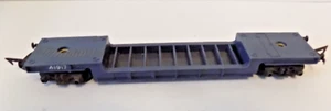 R.118 BLUE BOGIE WELL WAGON No.41917 OO GAUGE BY TRI-ANG OLD STYLE COUPLINGS - Picture 1 of 6