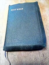 Holy Bible KJV Collins Genuine Leather w/ Concordance Great Britain 1955