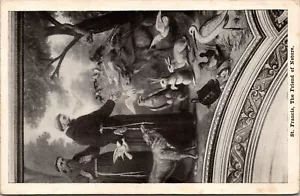 St. Francis , The friend of nature WHITE BORDER POSTCARD D1 - Picture 1 of 2