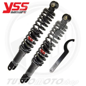 COPPIA AMMORTIZZATORI POSTERIORI REGOLABILI YSS KYMCO DOWNTOWN 125 2009 - 2016 - Foto 1 di 1