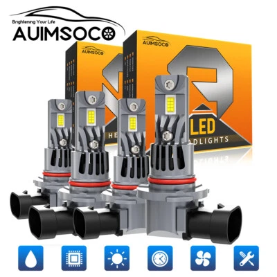 Kit de conversión de faros LED 4x bombillas haz alto/bajo para Honda Prelude 1992-1996 Foto 1 de 4