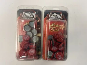 Lot of Fallout Wasteland Warfare Nuka Cola Bottle Caps & Stickers (92 Total) - Picture 1 of 4