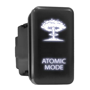 ATOMIC MODE - LED Push Button Replacement for TOYOTA (1.54 x 0.83 in) White - Picture 1 of 3