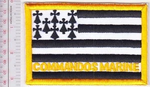 BUCEO Aerotransportado Francia Comando Naval de Penfentenyo Marine Française Commando Na - Imagen 1 de 1