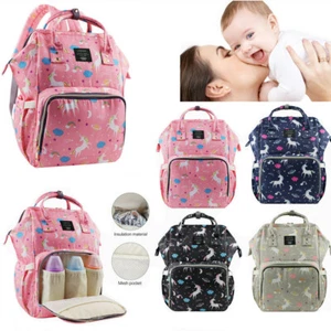 LEQUEEN Unicorn Baby Diaper Bag Backpack Multifunction Travel Backpack for Baby - Picture 1 of 20