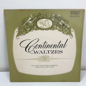 The Vienna State Opera Orchestra Reg Owen - Continental Waltzers LP Vinyl Record - Picture 1 of 6