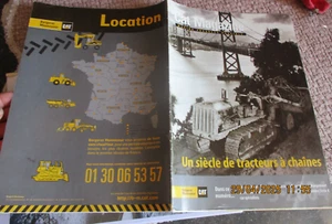 Catalogue ancien CAT MAGAZINE Caterpillar Bulldozer Pelleteuse Tracteur à Chaine - Picture 1 of 6