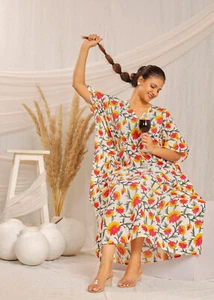 Maxi Vestido Caftán Mujer Talla Grande Ropa para Mujer, Verano Mujer Ropa - Imagen 1 de 10
