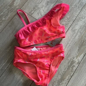 Cat & Jack Toddler Girls Bikini One Shoulder Bathing Suit Size 2t Multicolor - Picture 1 of 2