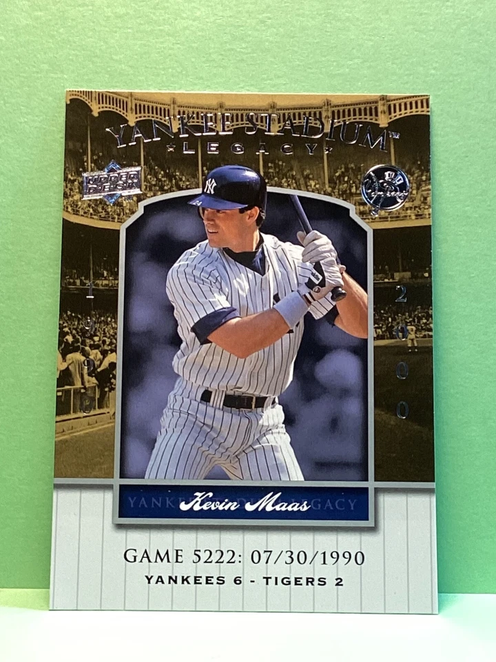 Tarjeta insertada Kevin Maas 2008 cubierta superior Yankee Stadium Legacy Foto 1 de 1