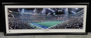 Póster panorámico enmarcado línea de 20 yardas Dallas Cowboys Texas Stadium Rob Arra Colle - Imagen 1 de 1