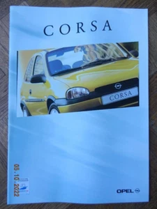 catalogue OPEL corsa B février 1998 marché Suisse - Picture 1 of 3