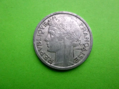 FRANCIA 2 FRANCOS 1947, MONEDA RARA. Foto 1 de 2