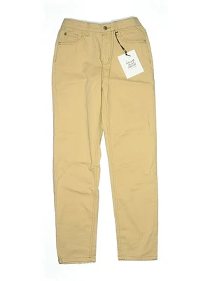 NWT Deux Par Deux Girls Brown Khakis 12 - Image 1 of 2